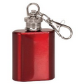 Red 1 Oz. Flask Key Chain